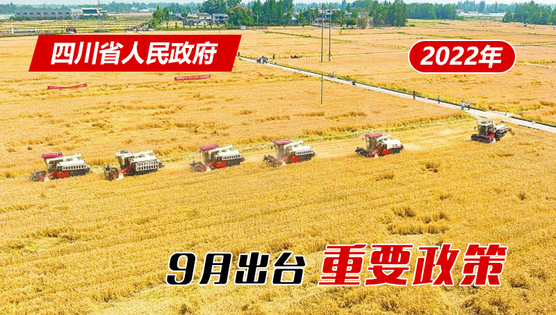 政策回顾：四川省人民政府2022年9月出台重要政策「相关图片」